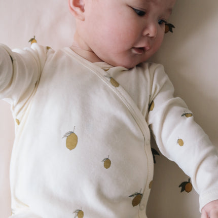 Ensemble pour bébé Konges Slojd GOTS Lemon