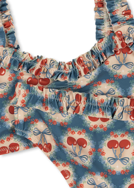 <tc>Konges Slojd</tc> Bikini Kind Maya Grs Cherry Bow Blue