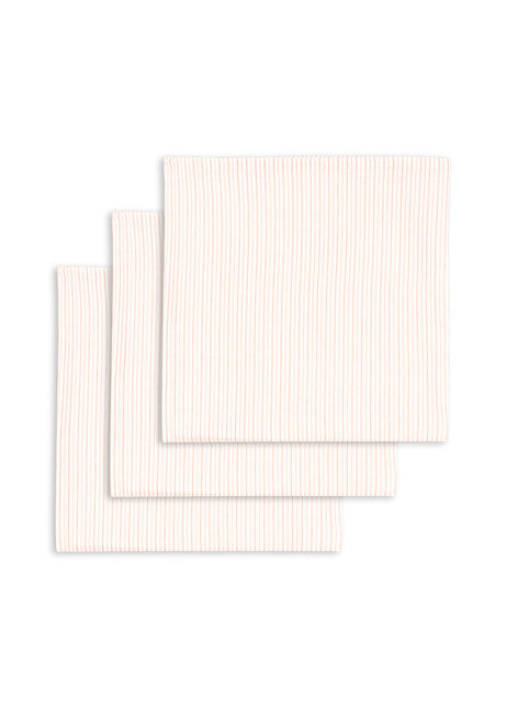 Konges Sløjd 3 pièces Lingettes buccales Stripie Petite Rose