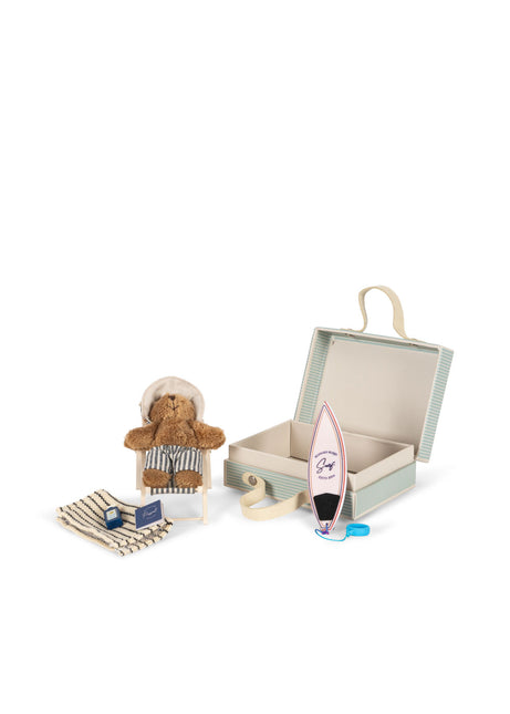 Konges Sløjd Tiny Teddy Travel Blue Stripe