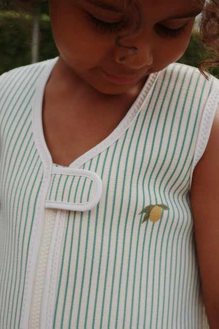 <tc>Konges Slojd</tc> Gilet de sauvetage Rayure de thé Citron