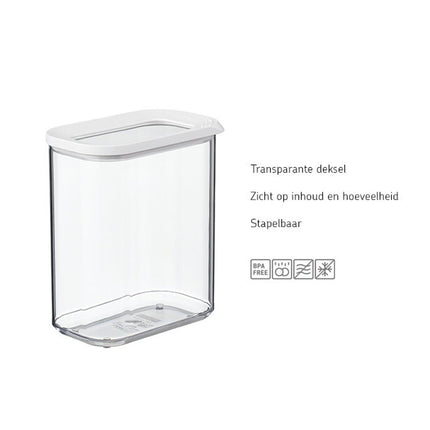 <tc>Mepal</tc> Boîte de conservation Modula 1500 ml, blanche