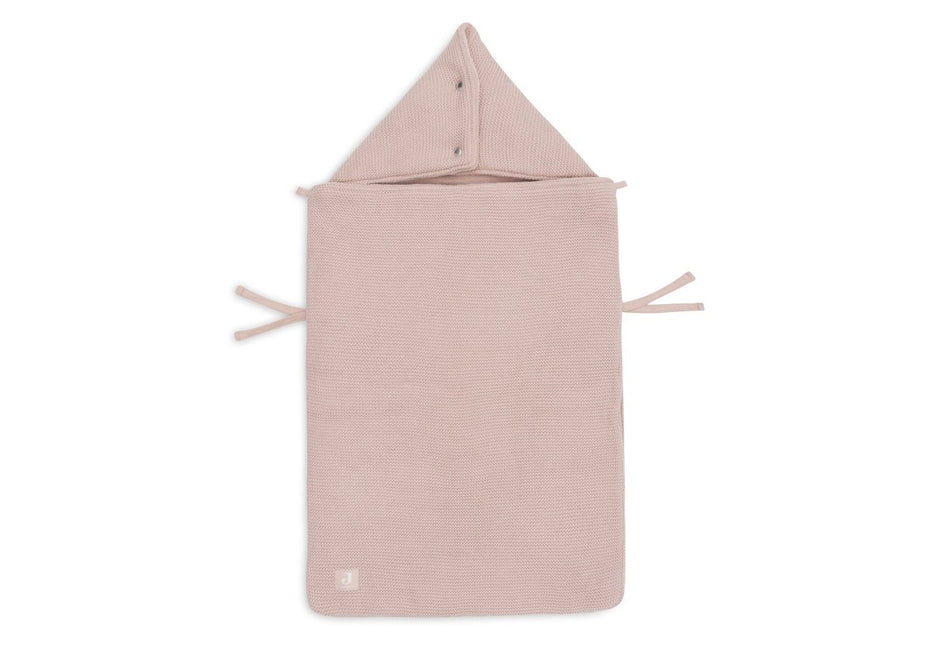 Jollein Voetenzak Basic Knit/ Wild Rose koop je bij Babywinkel