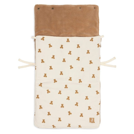 Voetenzak groep 0+ 3/5 punts gordel - Mini Teddy Bear koop je bij Babywinkel