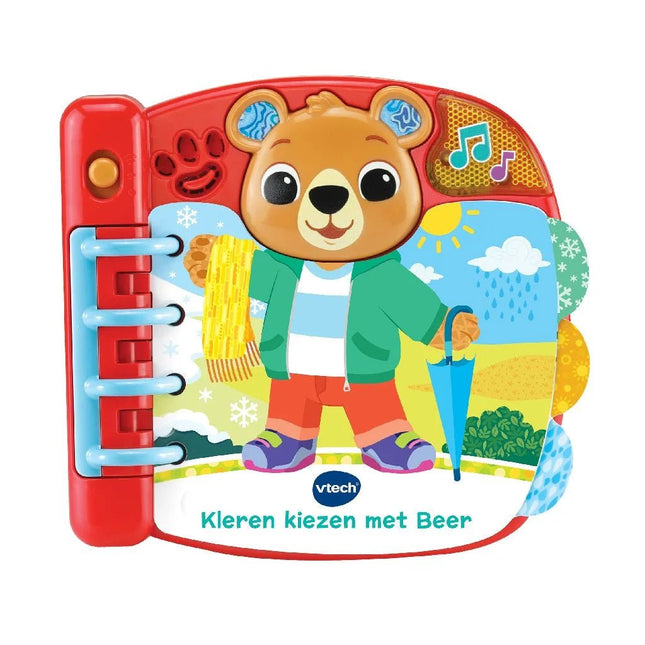 Vtech Baby Boekje Baby Kleren Kiezen Met Beer - Vtech - Babywinkel - 3417765583230