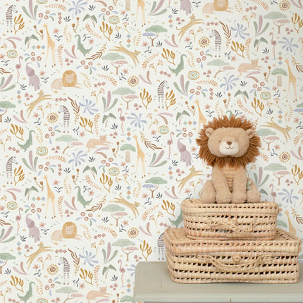 Little Dutch Papier peint intissé Safari Wonders