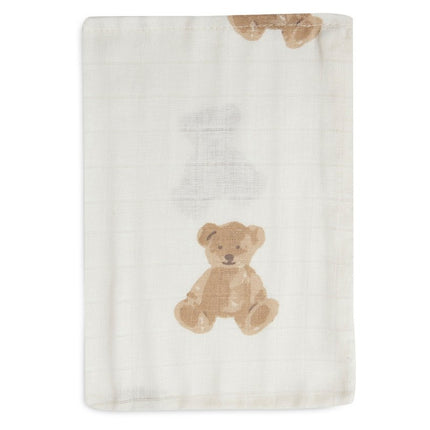 Washandje Hydrofiel - Teddy Bear - 3 Stuks - Babywinkel - 8717329369481