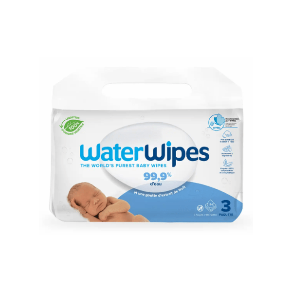WaterWipes Billendoekjes 144 St 3X 48 St - WaterWipes - Babywinkel - 5099514002476