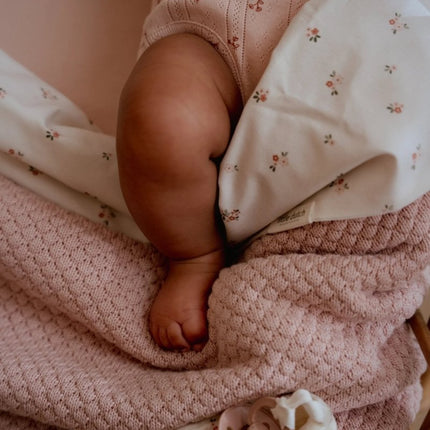 Wiegdeken gebreid - Pure Blossom - Babywinkel - 8721122583890