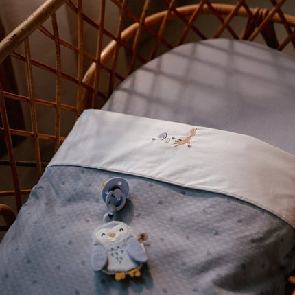 Little Dutch Wiegdeken Pure Denim Blue koop je bij Babywinkel