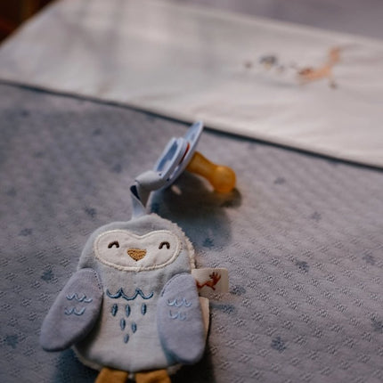 Little Dutch Wiegdeken Pure Denim Blue koop je bij Babywinkel