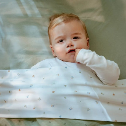 Little Dutch Wiegdeken Pure Sage Leaves koop je bij Babywinkel