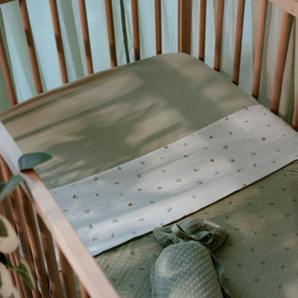 Little Dutch Wiegdeken Pure Sage Leaves koop je bij Babywinkel