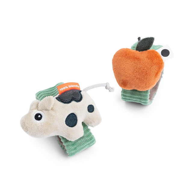 Wrist rattle set 2 - pack Dotti - Babywinkel - 5712643057321