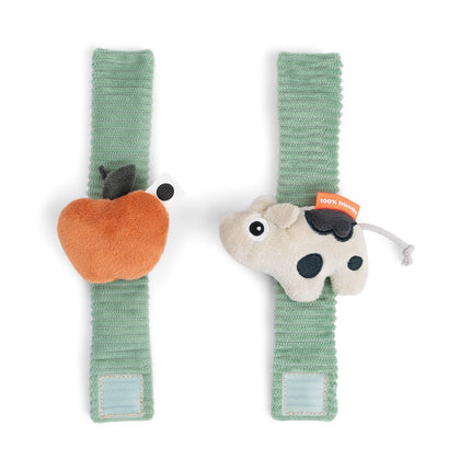 Wrist rattle set 2 - pack Dotti - Babywinkel - 5712643057321