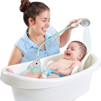 Yookidoo Badspeelgoed Olfiant Douche Turquoise koop je bij Babywinkel