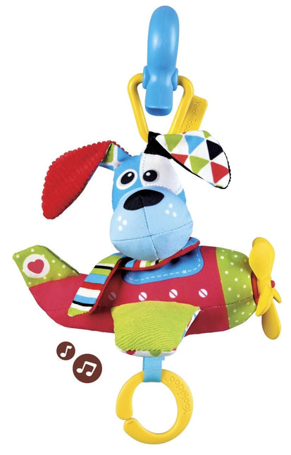 Yookidoo Hangspeeltje Vliegtuig Met Hond koop je bij Babywinkel