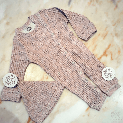 Yumi Baby Baby Mutsje Aquarell Flowers Cream - Yumi Baby - Babywinkel - 8720828346051