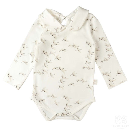Yumi Baby Romper Met Kraag Cranebirds - Yumi Baby - Babywinkel - 8720618160706