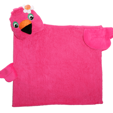 Zoocchini Badcape Baby Franny The Flamingo Katoen - Zoocchini - Babywinkel - 854892005045