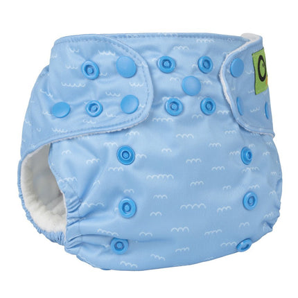 Zoocchini Wasbare Luier Sherman The Shark Met Inlegstuk - Zoocchini - Babywinkel - 810608031883